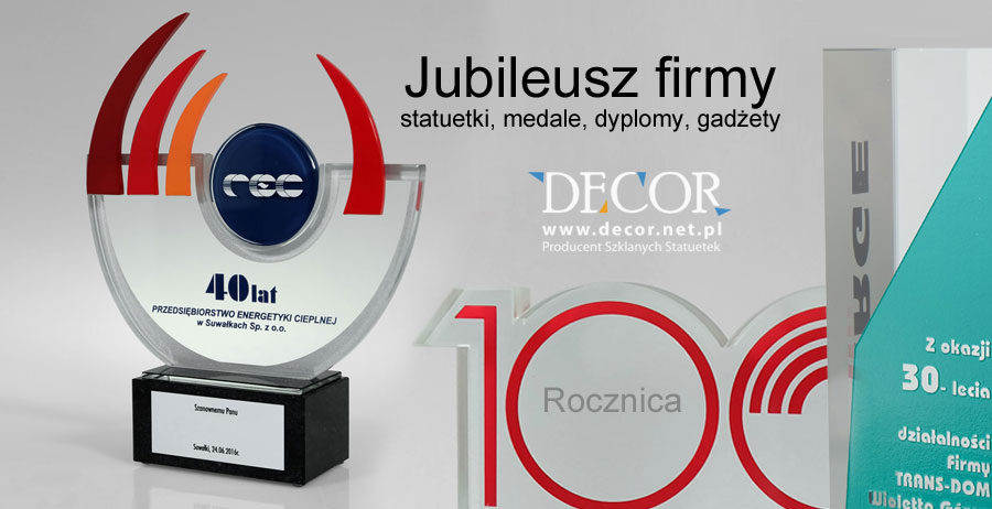 Statuetka na jubileusz firmy </br>Prezent jubileuszowy