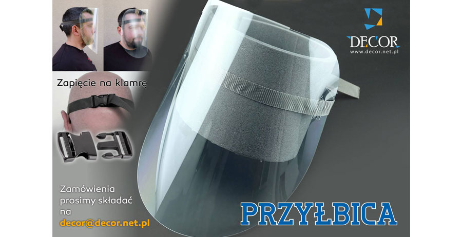 Przyłbica ochronna twarzy, hurt - detal | Producent