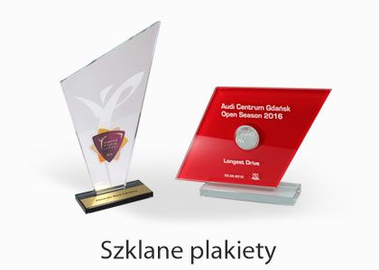 Szklane plakiety
